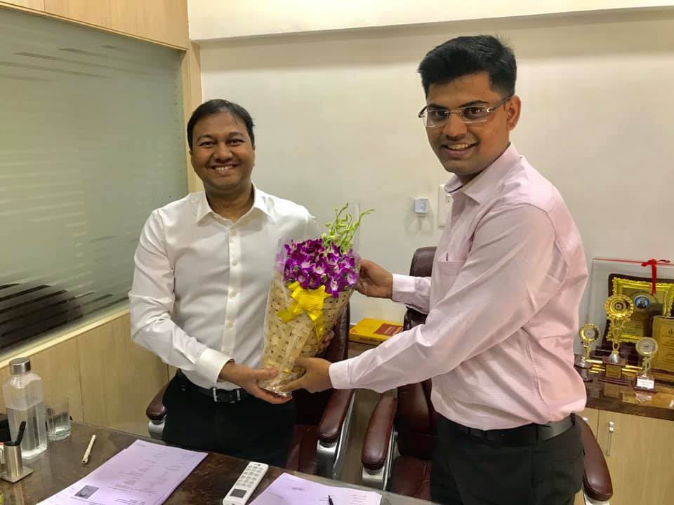 Felicitation of Shri Sudhir Kekan, IPS, AIR-606