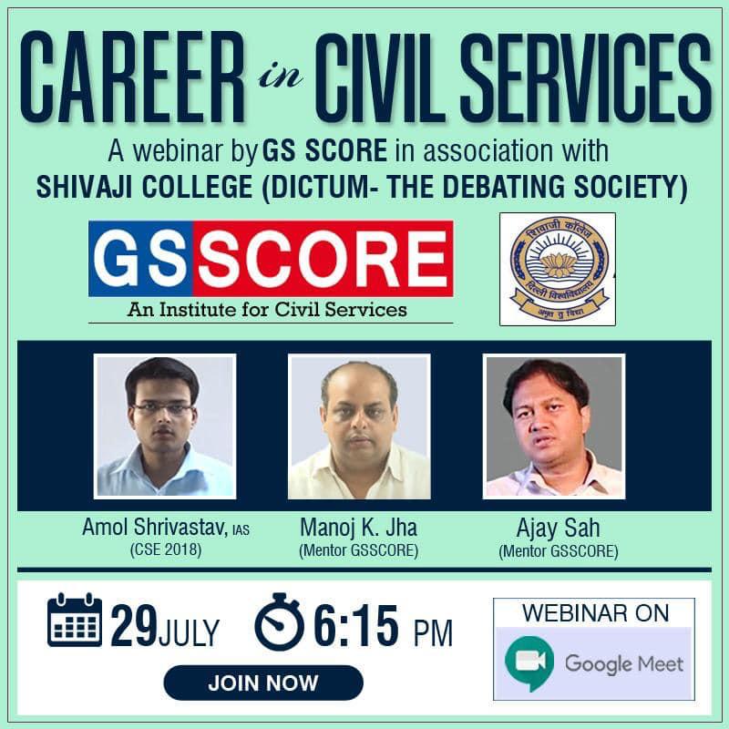 Webinar at Shivaji College, University of Delhi