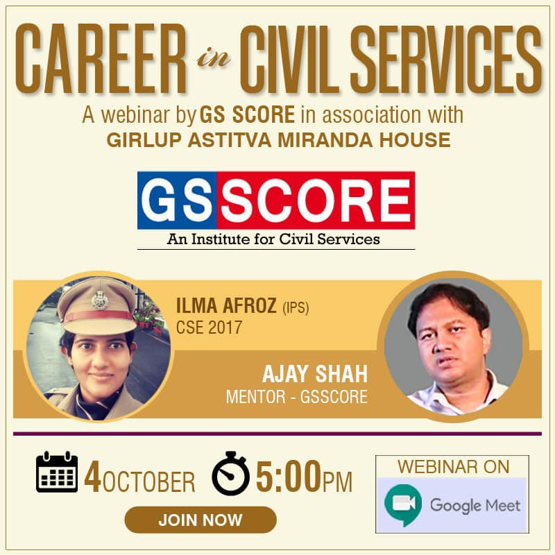 Webinar at Miranda House, University of Delhi