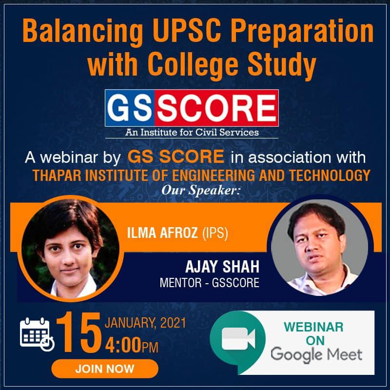 Webinar at Thapar Institute of Technology, Patiala, Punjab